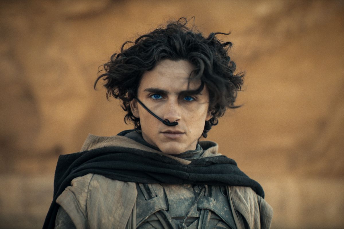 Timothée Chalamet nei panni di Paul Atreides in Dune