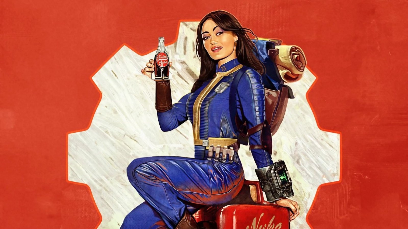 Fallout, il cosplay della Vaultgirl da Lada Lyumos si rilassa con una Nuka Cola