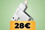 Chiavetta USB da 256 GB per iPhone, iPad, Android e computer in sconto su Amazon col coupon - Notizia