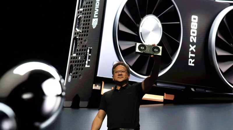La presentazione della GeForce RTX 2080 La presentazione della GeForce RTX 2080