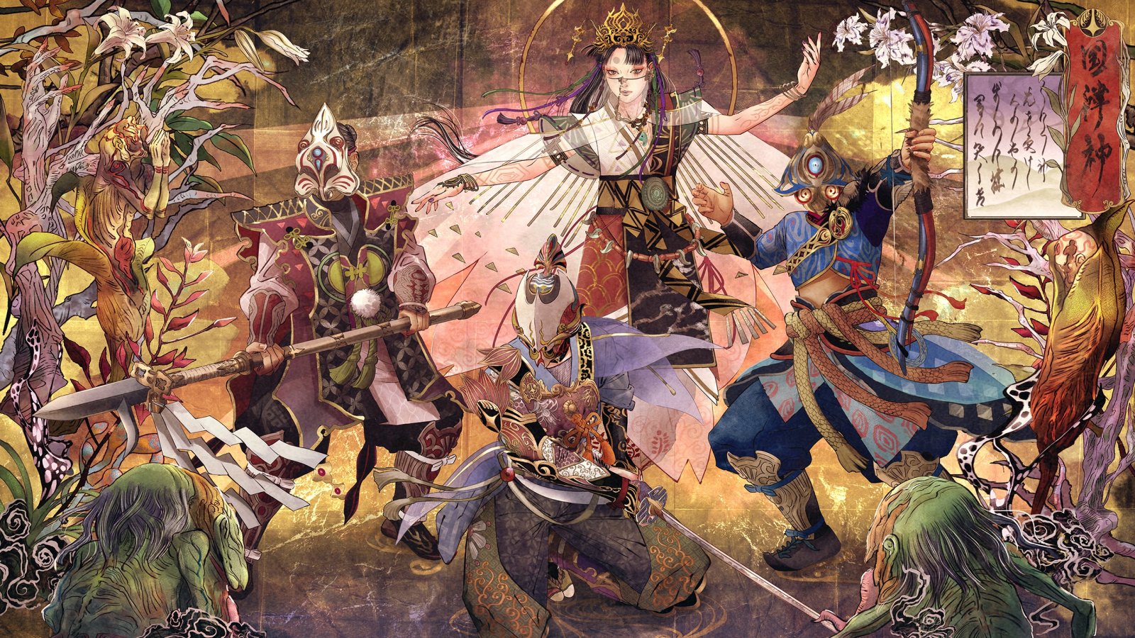 Kunitsu-Gami: Path of the Goddess, gameplay trailer e nuove immagini da Capcom