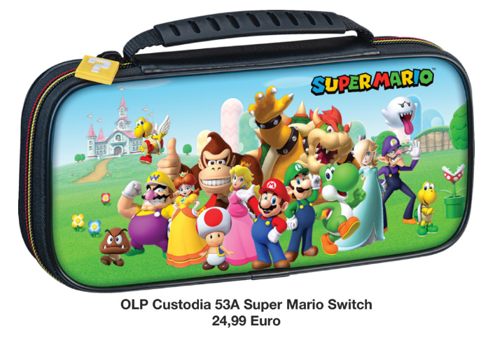 OLP Custodia 53A Super Mario Switch 24,99 Euro