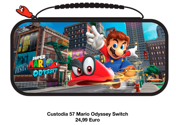 Custodia 57 Mario Odyssey Switch 24,99 Euro