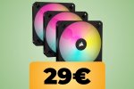 Tre ventole Corsair iCUE AR120 RGB Digital da 120mm in forte sconto su Amazon Italia - Notizia
