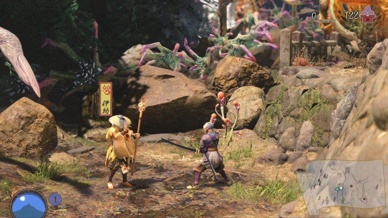 Personaggi e ambientazione di Kunitsu-Gami: Path of the Goddess