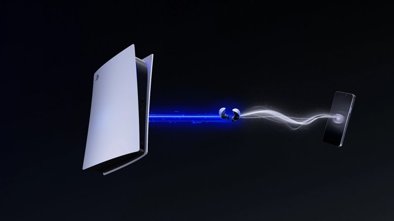 Le Sony Pulse Explore si connettono simultaneamente a PS5 e al vostro smartphone sfruttando un duplice collegamento senza fili Le Sony Pulse Explore si connettono simultaneamente a PS5 e al vostro smartphone sfruttando un duplice collegamento senza fili