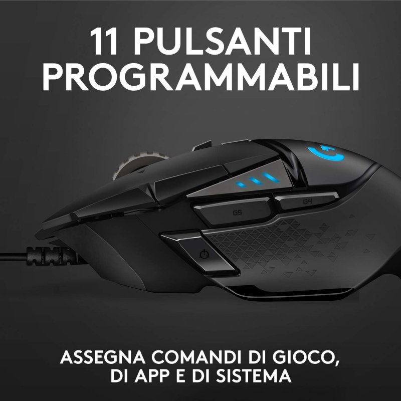 Il mouse da gaming Logitech G502 HERO