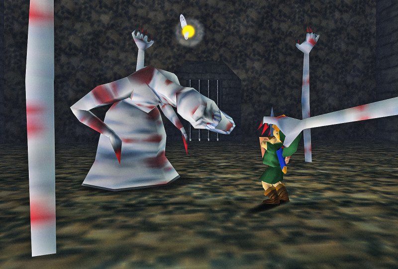 Zelda: Ocarina of Time, il combattimento contro Dead Hand in fondo al pozzo