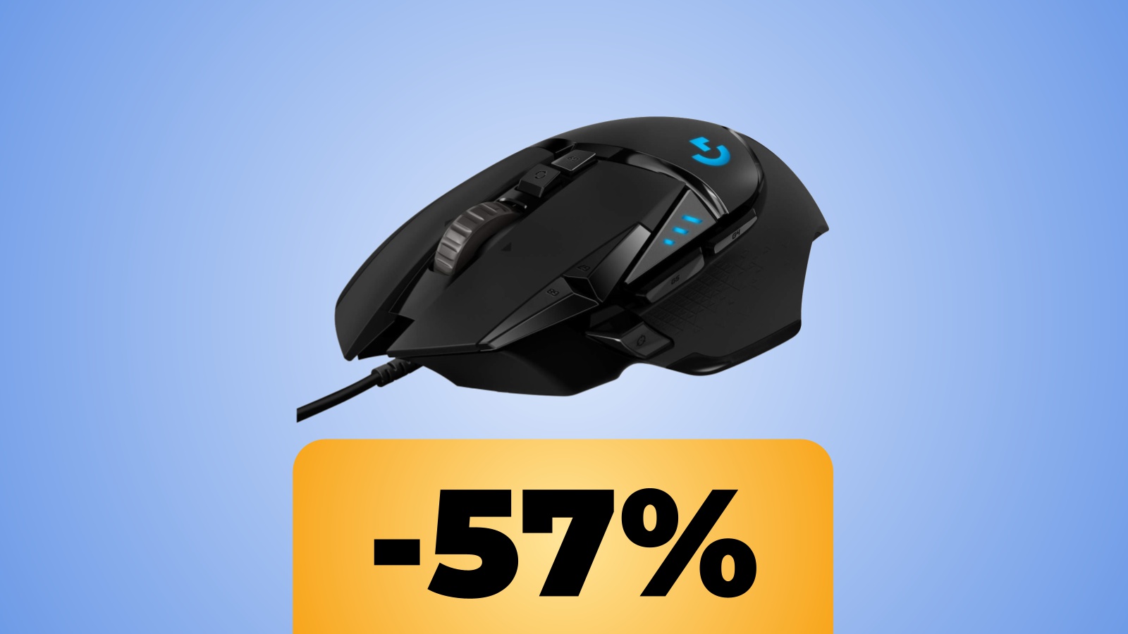 Il mouse da gaming Logitech G502 HERO si trova ora al prezzo minimo storico su Amazon