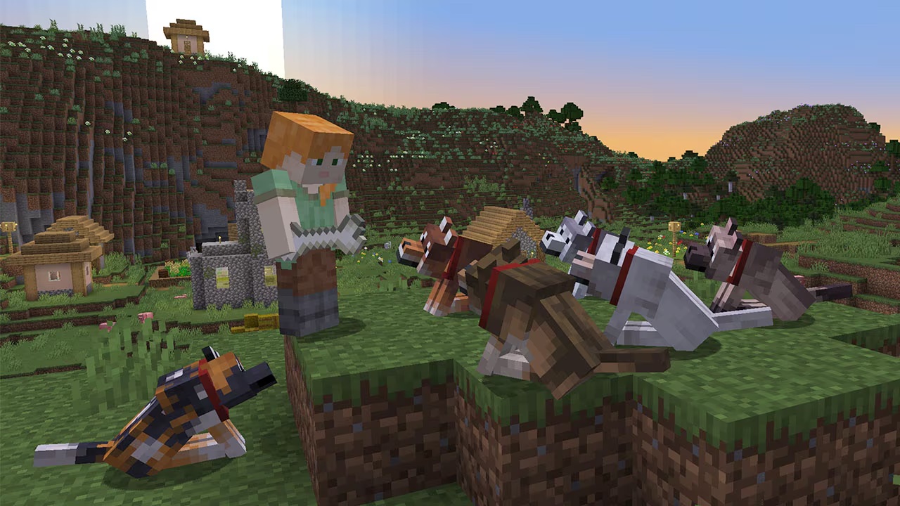 Minecraft: 8 diversi lupi sono in arrivo, dettagli sulle nuove tipologie di mob
