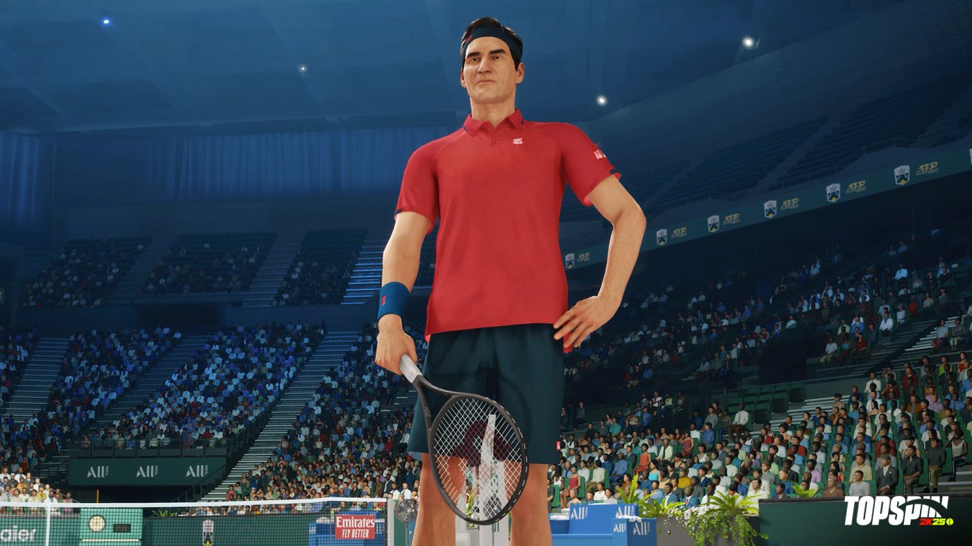 Federer in TopSpin 2K25