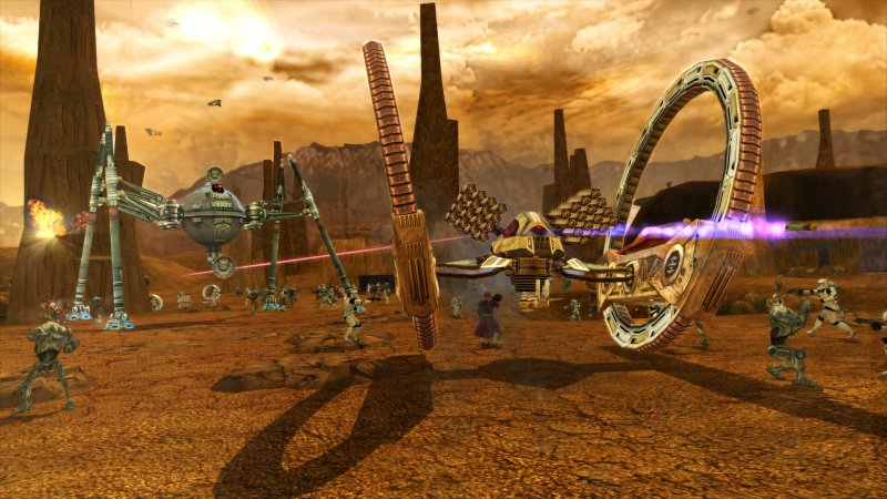 Star Wars: Battlefront Classic Collection ci riporta con la mente ai tempi di Episodio II e l'esaltazione provata vendendo per la prima volta la Guerra dei Cloni Star Wars: Battlefront Classic Collection ci riporta con la mente ai tempi di Episodio II e l'esaltazione provata vendendo per la prima volta la Guerra dei Cloni