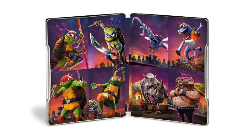Steelbook 4K UHD + Blu-ray di Tartarughe Ninja - Caos Mutante Steelbook 4K UHD + Blu-ray di Tartarughe Ninja - Caos Mutante