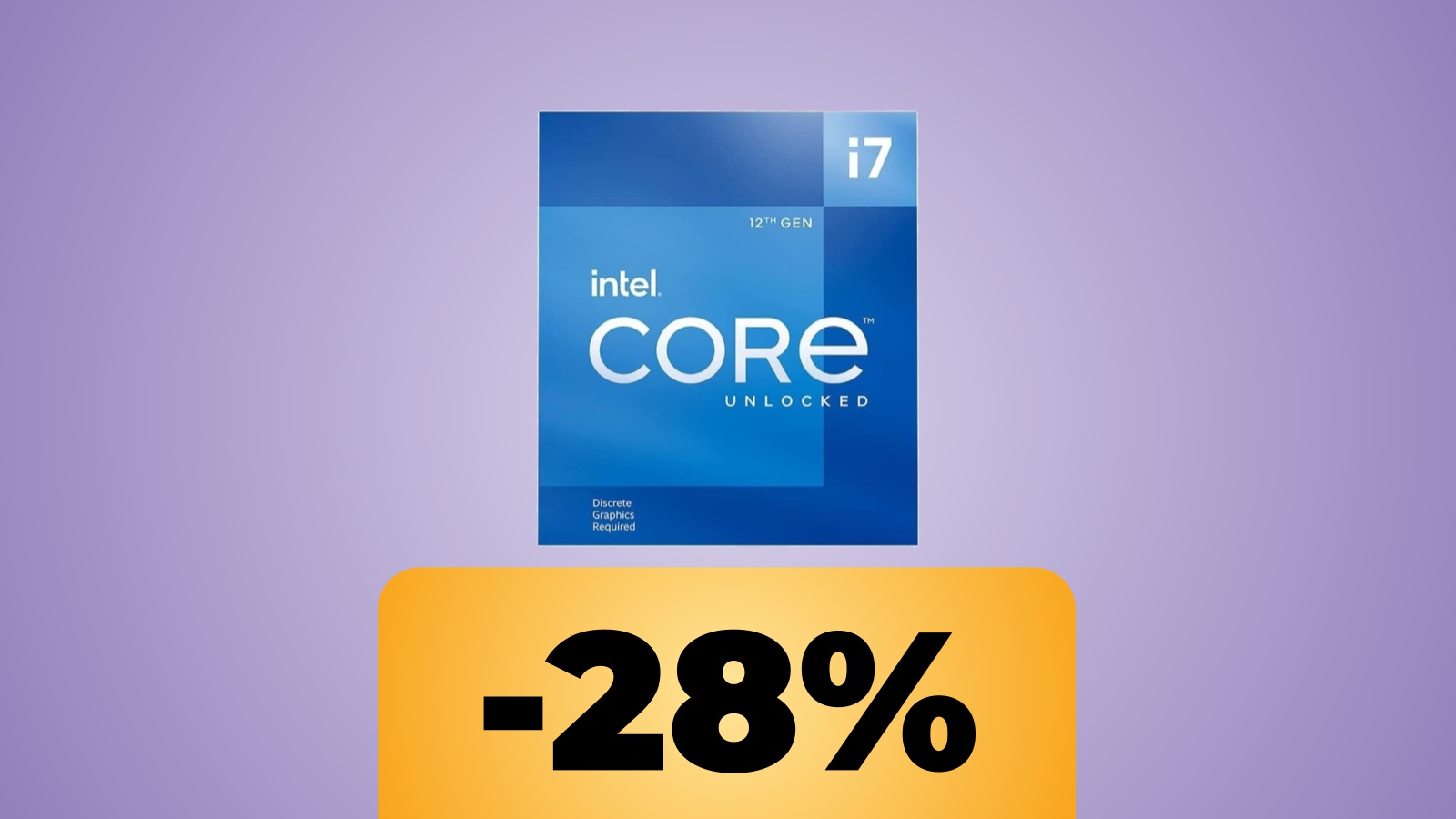 Intel Core i7-12700KF in forte sconto su Amazon per la Festa delle Offerte di Primavera
