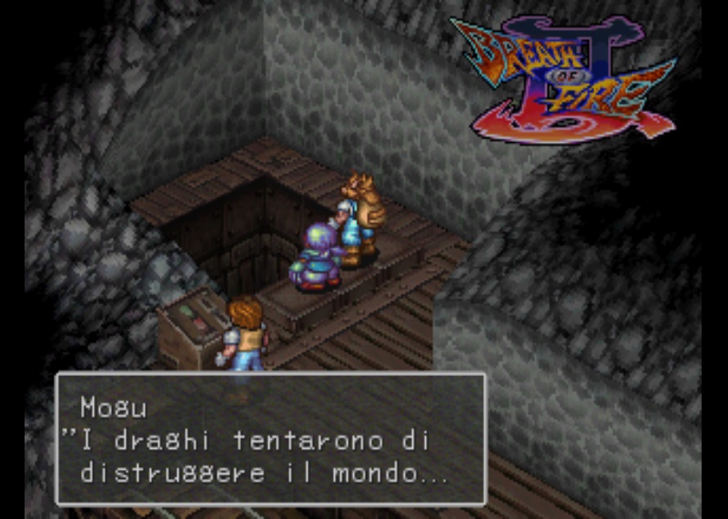 Breath of Fire III with the Italian translation patch applied