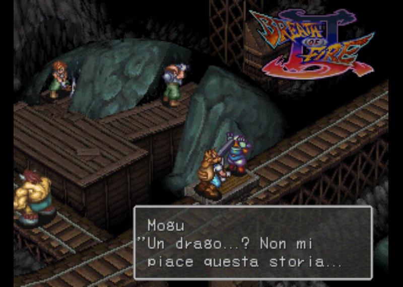 Breath of Fire III with the Italian translation patch applied