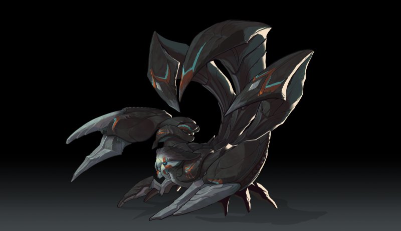 Il design di Skarner è massiccio