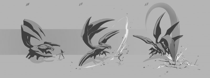 Una concept art di Skarner