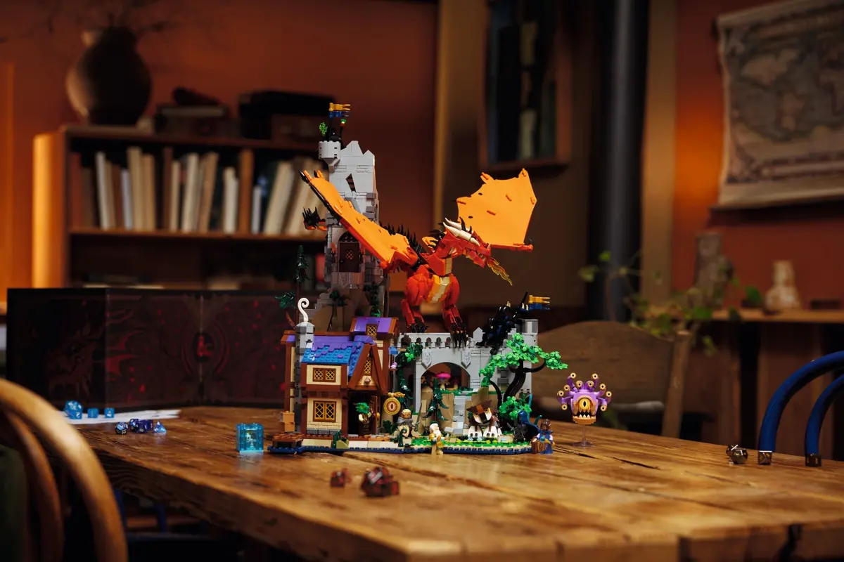 LEGO A Red Dragon's Tale, il set di Dungeons & Dragons ha data di uscita e prezzo