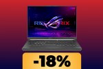Asus ROG Strix G16 G614JZ in sconto su Amazon per la Festa delle Offerte di Primavera - Notizia