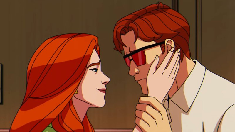 La relazione tra Scott e Jean è di centrale importanza nei primi tre episodi