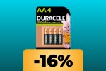 Batterie Ricaricabili Duracell AA in sconto su Amazon per la Festa delle Offerte di Primavera - Notizia