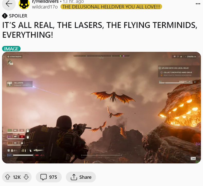 Laser blu e insetti in Helldivers 2 Laser blu e insetti in Helldivers 2