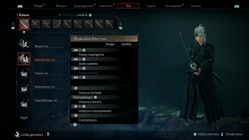 La quantità di opzioni a disposizione è semplicemente ridicola: ogni arma offre diversi stili di combattimento e abilità uniche