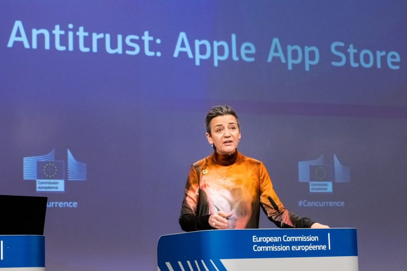 In foto, Margrethe Vestager