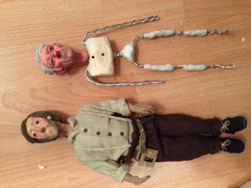 I primi pupazzi realizzati con anima snodata in metallo