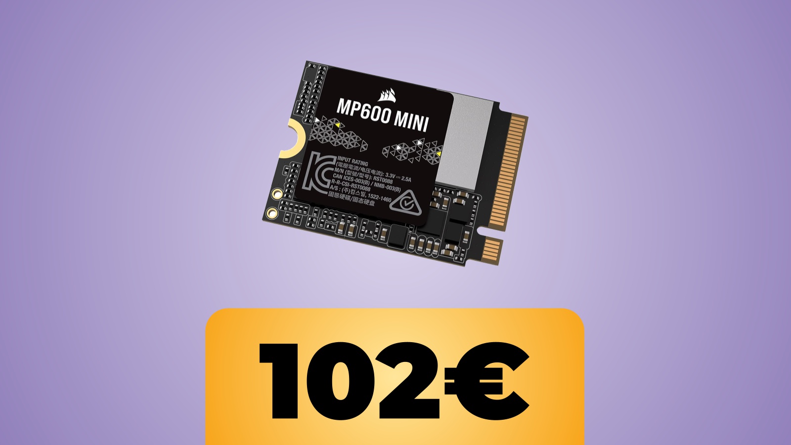 SSD Corsair MP600 MINI 1TB perfetto per Steam Deck è in sconto su Amazon al prezzo minimo