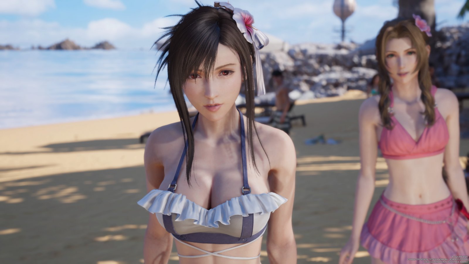 Final Fantasy 7 Rebirth: il cosplay di Tifa di meenfox sfoggia il costume da bagno di Costa del Sol