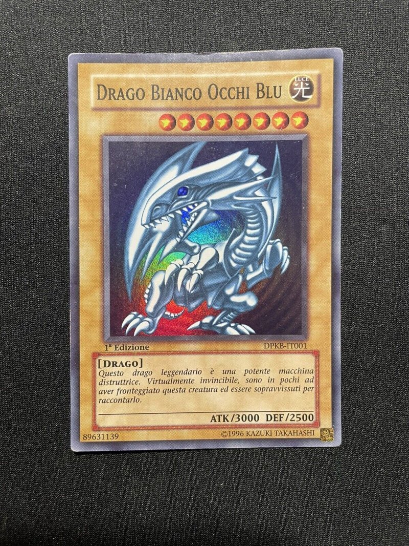 Drago Bianco Occhi Blu