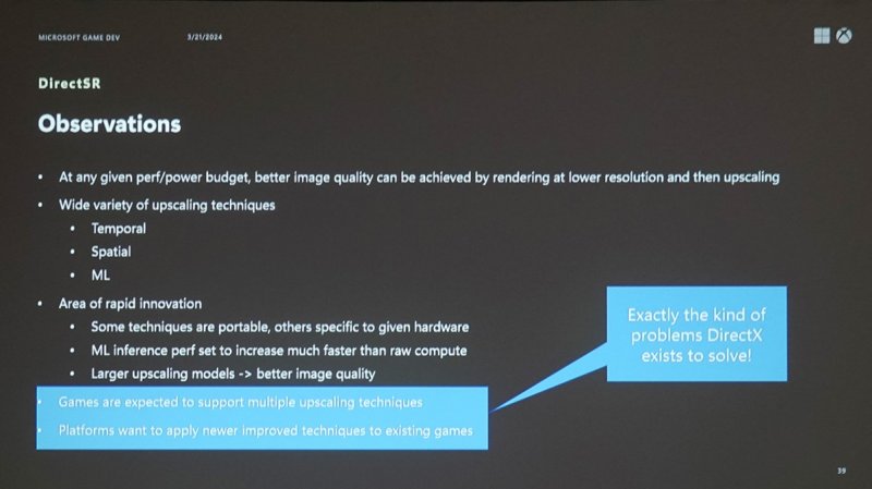 Le principali problematiche relative a DirectX Le principali problematiche relative a DirectX