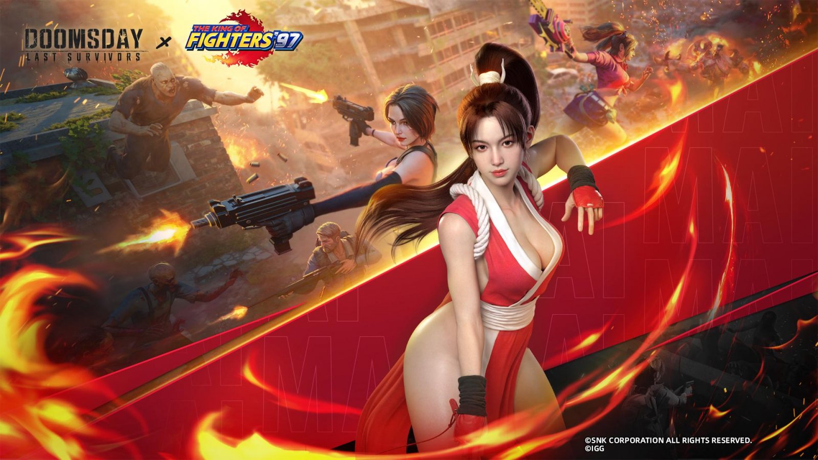 Doomsday: Last Survivors fa squadra con THE KING OF FIGHTERS '97 per festeggiare il 1° anniversario