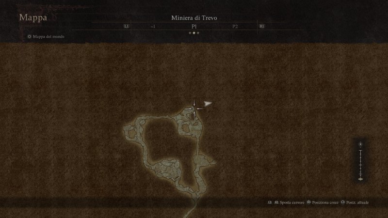 La posizione dello scettro da Stregone nella Miniera di Trevo