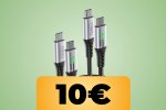 Due cavi USB-C 240 W da 2 metri in sconto con coupon su Amazon per la Festa delle Offerte - Notizia