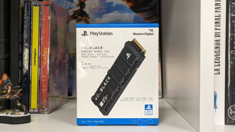 La confezione di vendita di WD_BLACK SN850P