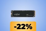 SSD Crucial T700 Gen5 1TB per PS5 e computer in sconto al prezzo minimo su Amazon Italia - Notizia