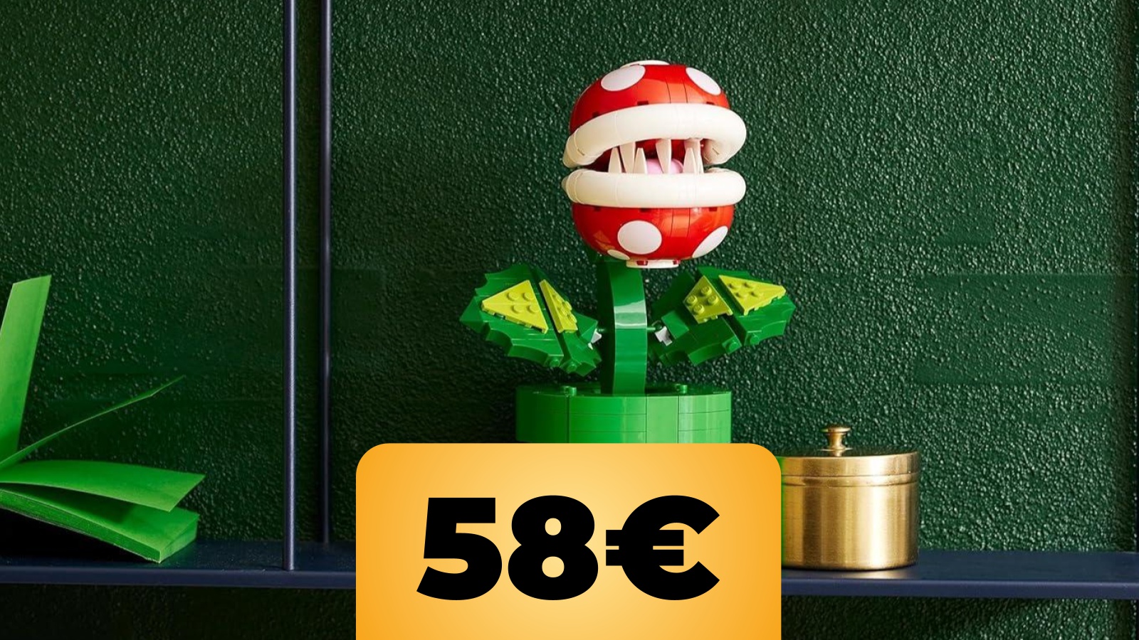 LEGO Super Mario Pianta Piranha (71426) è al prezzo minimo storico su Amazon