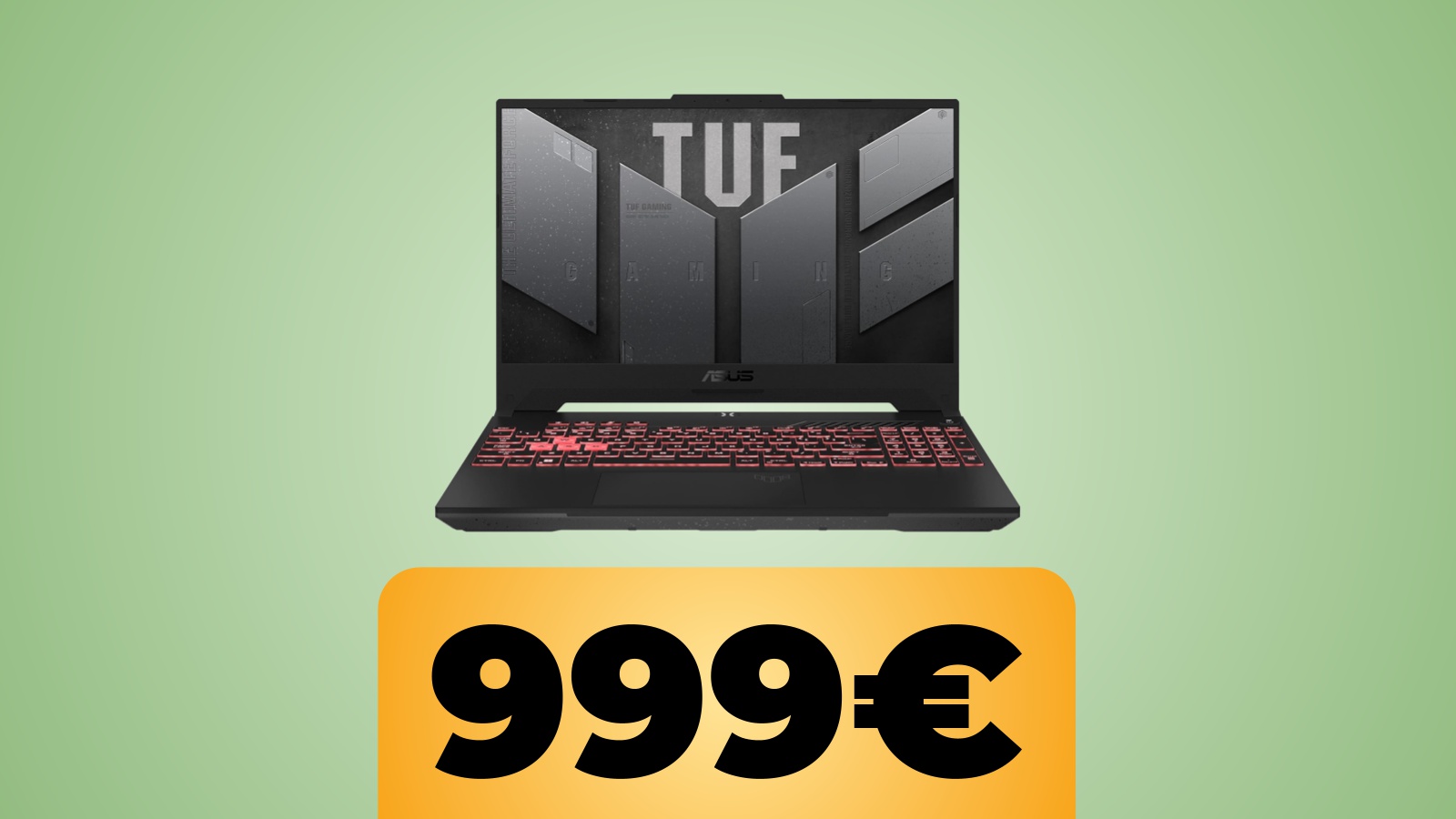 Laptop ASUS TUF Gaming A15 con RTX 4050 e schermo a 144 Hz al prezzo minimo su Amazon