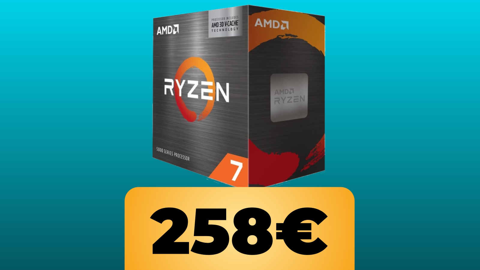 CPU AMD Ryzen 7 5700X3D è ora in sconto su Amazon Italia a un buon prezzo