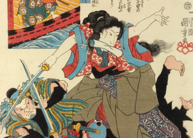 Nakazawa Koto è stata una delle spadaccine più forti del Giappone