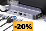 UGREEN Docking Station 6 in 1 per Steam Deck e dispositivi simili al prezzo minimo su Amazon - Notizia