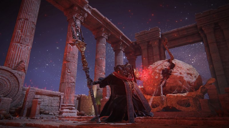 Mohg e il braccio di Miquella bel bozzolo