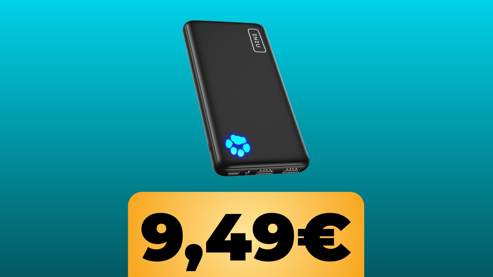 INIU Power Bank da 10.000 mAh in forte sconto anche col coupon di Amazon Italia