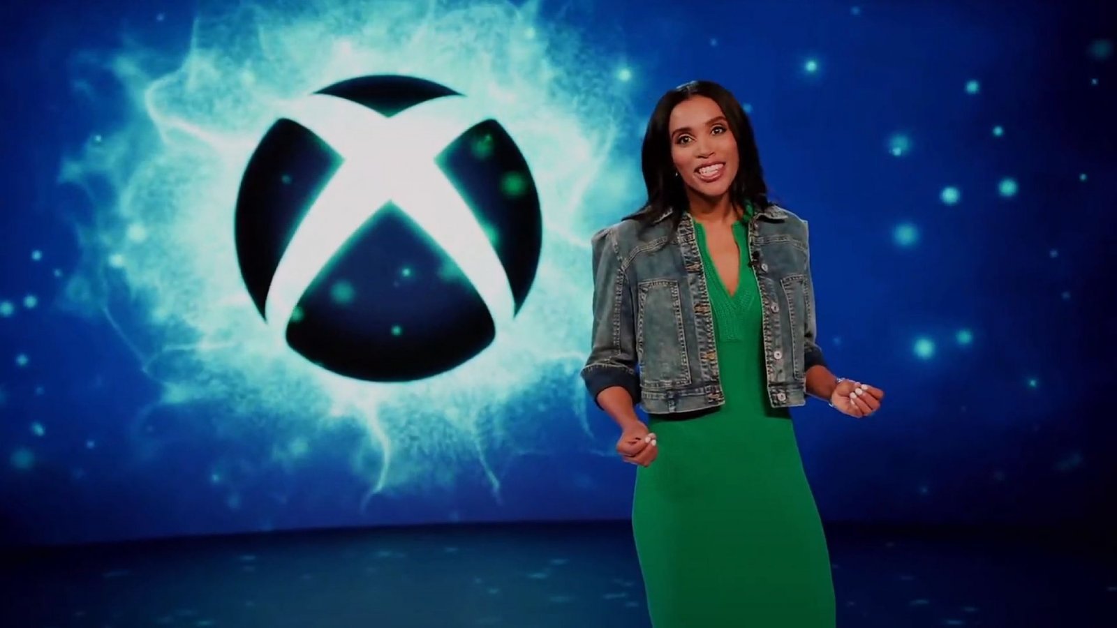 Il logo di Xbox e Sarah Bond