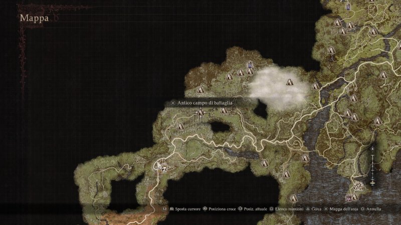 Troverete 'Rito funebre al Paese' nella fortezza dell''Antico campo di battaglia'