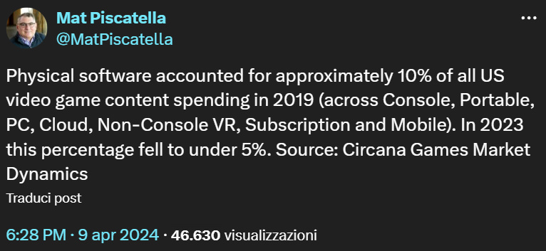 Il post di Piscatella