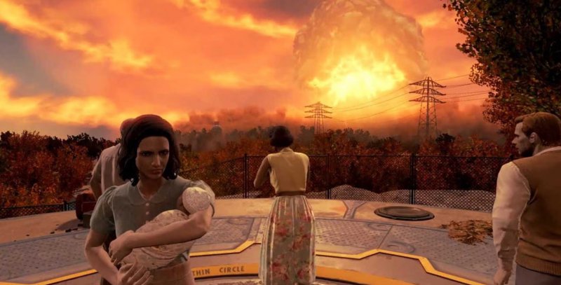 L'incipit di Fallout 4 ha messo in scena l'istante dell'attacco agli Stati Uniti